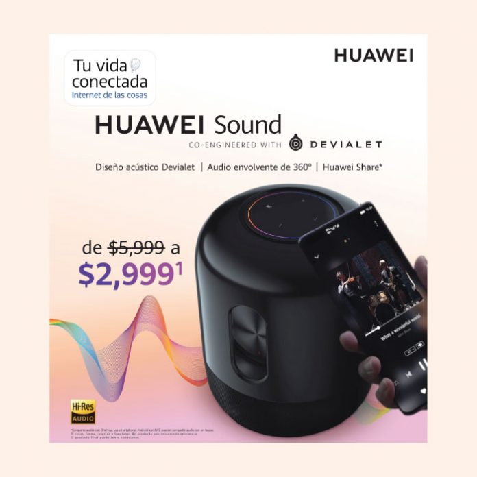 huawei-1 Estrena un Huawei Sound al mejor precio en Telcel