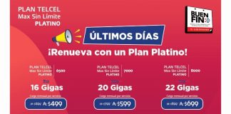 Telcel se puso de manteles largos para consentirte en el Buen Fin y al renovar tu Plan Platino tienes oportunidad de estrenar. Vigencia al 17 de noviembre de 2021.- Blog Hola Telcel